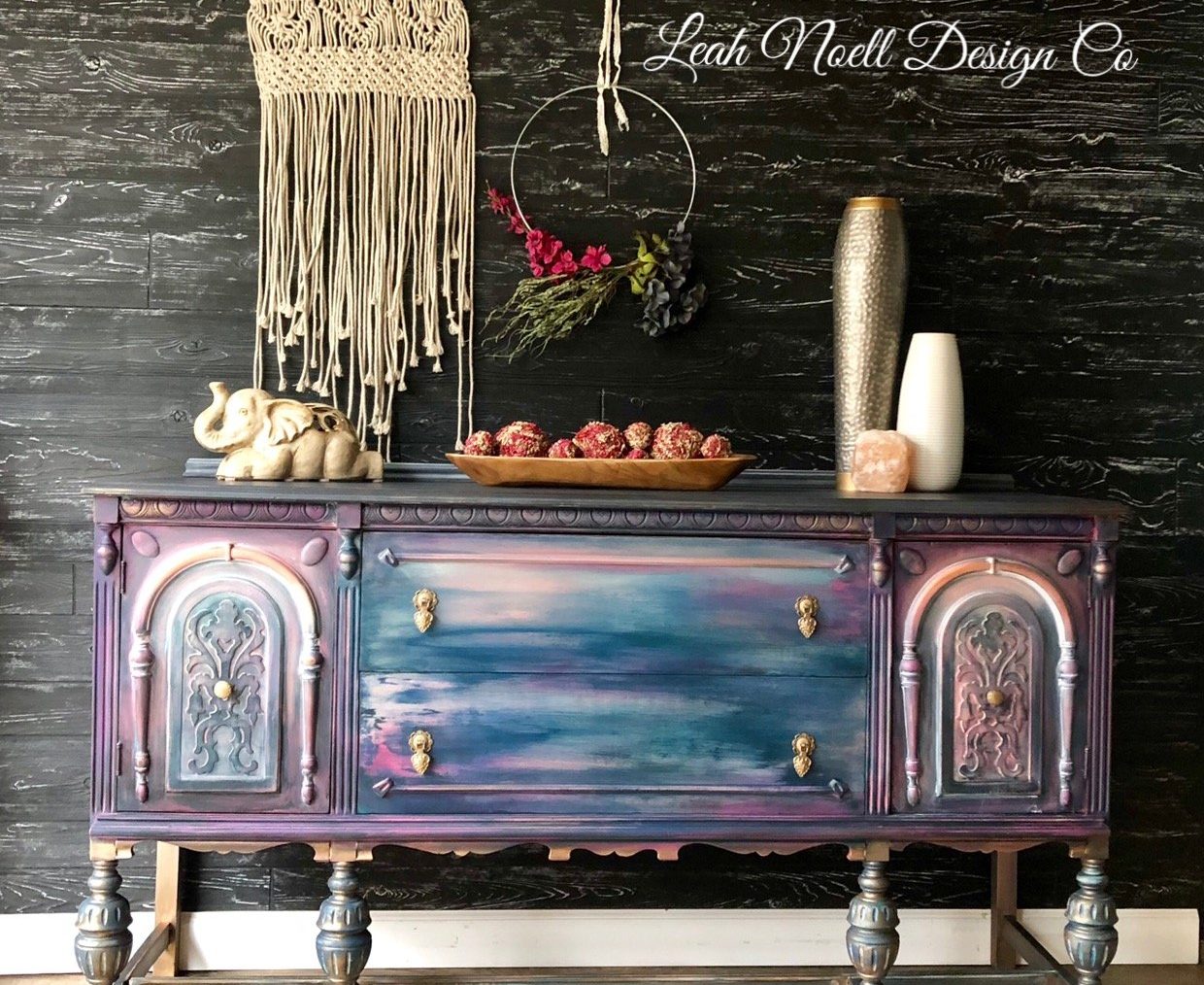 bohemian furniture  Leah Noell Design Co