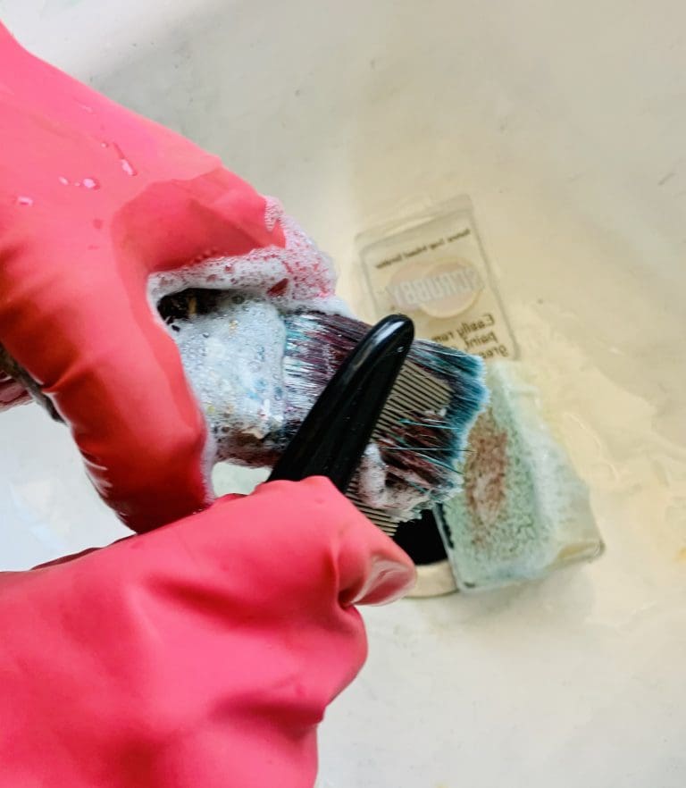 How to Clean Your Paint Brushes Leah Noell Design Co