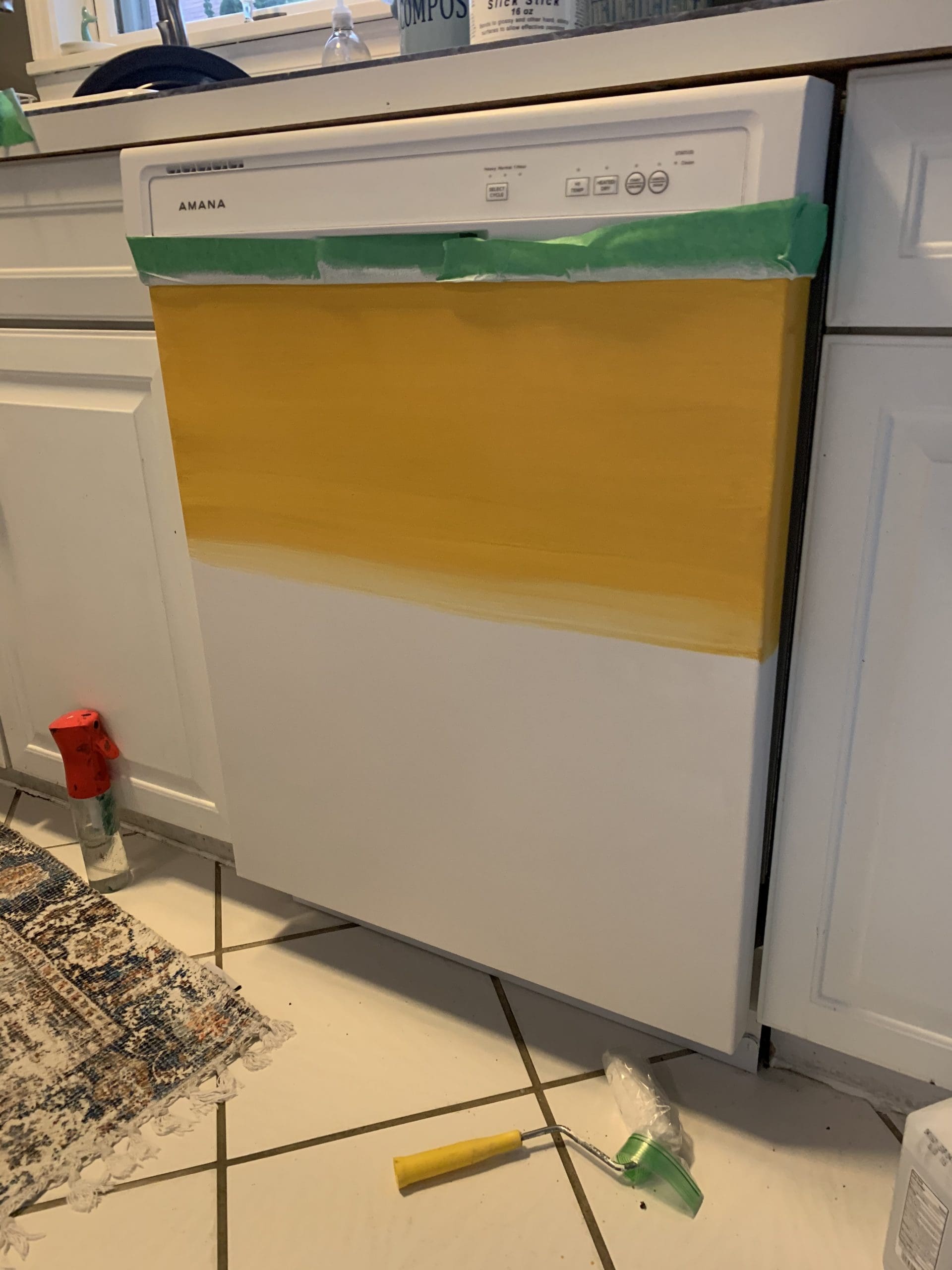 How to paint kitchen appliances