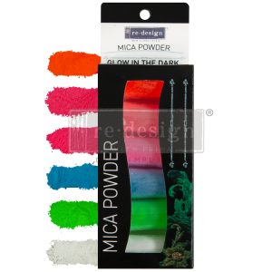 Prima Marketing Mica Set Decor Pigment Powder Set - Glow In The Dark 655350662851